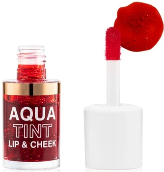 Рідка помада для губ TopFace Aqua Tint Lip&Cheek, 01 - Cherry Jam, 10 мл (8681217255661)