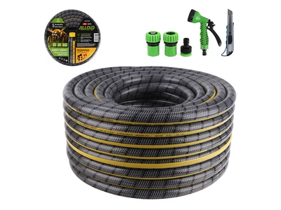 Шланг армований 4-х шаровий Alloid Pro Amber Hornett 3/4" 30м + подарунок