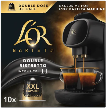 Кофе в капсулах XXL DOUBLE L'OR BARISTA Double Ristretto 11 (Тільки для Коваварок L`OR Philips BARISTA)