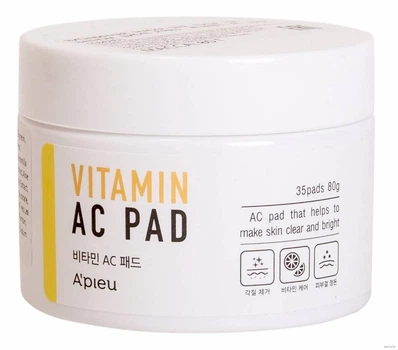 Освітлюючі пілінг-диски з вітаміном "С" A"pieu Vitamin AC Pad 35шт