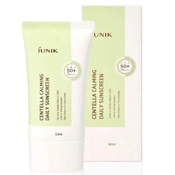 Сонцезахисний крем з екстрактом центелли IUNIK Centella Calming Daily Suncreen, SPF 50+ PA++++ 60ml