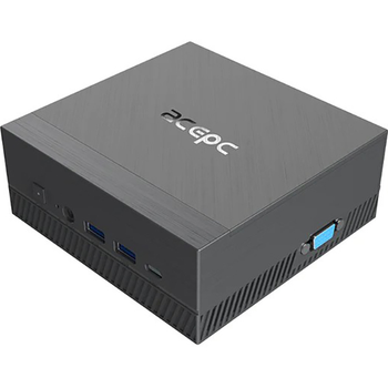 Мини-Пк для офису Acepc PowerBox Lite / Intel Core i7-10810U / RAM 16GB / SSD 256GB / LAN / Wi-Fi / Bluetooth / Windows 11 / Серый