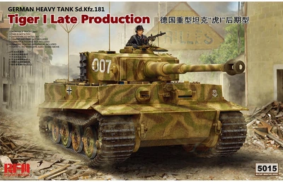 Збірна модель 1/35 Танк Tiger I пізнього виробництва RFM RM-5015