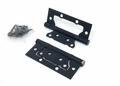 Комплект завіс KEDR метелик FLUSH 100*63*2.0 BLACK MATT, чорна матова (2 завіси)