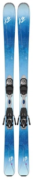 Лижі гірські комплект K2 LUV 75+ERP 10 TL COMPACT 142см Blue/white (10A0404.122.1+10A1009.122.1)