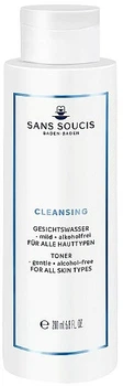 Освіжаючий тонік для обличчя з екстрактом волошка - Sans Soucis Cleansing Toner 200ml (1435517-29572102)