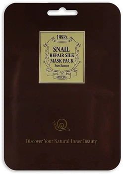 Тканинна маска з муцином равлика для обличчя - Chamos Snail Repair Silk Mask Pack 23ml (1423756-30401577)