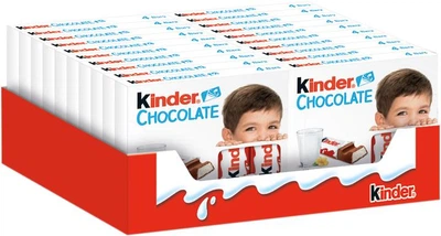 Упаковка молочного шоколаду Kinder Chocolate 50 г х 20 шт