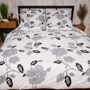 Набор Moon&Star Бязь Gold Люкс Misty Petals Простыня 200х220 см + 2 наволочки 50х70 см (MS-880000283)