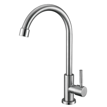 Кран для холодной воды Haiba MONO-01.SUS из нержавеющей стали SUS304 (HB9614)