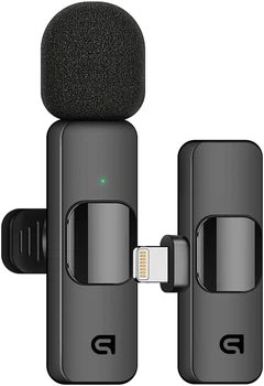 Беспроводной петличный микрофон ArmorStandart ASM1 для iPhone Black (ARM80099)
