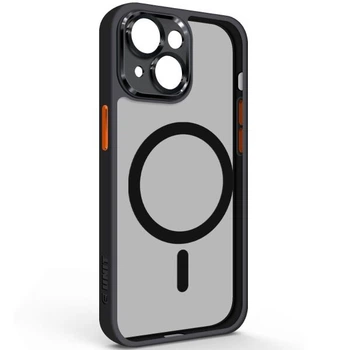 Защитный чехол ArmorStandart Unit MagSafe SE для iPhone 15 - Black / Orange