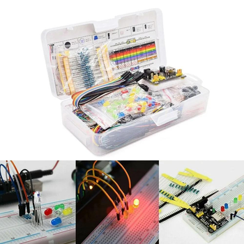Стартовый набор Arduino DIY Kit 830 электронных компонентов для обучения в коробке