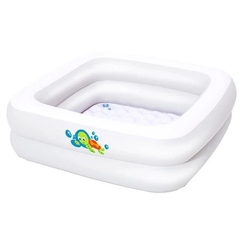 Бассейн Bestway детский, 86х86х25 см, надувное дно, (51116)