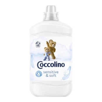 Кондиціонер для білизни Coccolino Sensitive & soft 1700 ml (68 праннь)