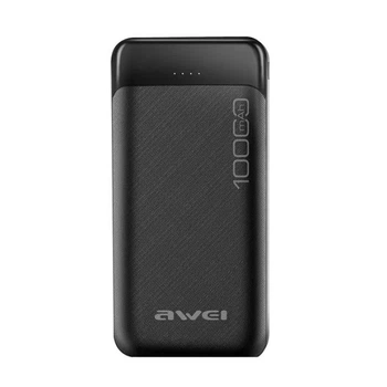 Зовнішній портативний аккумулятор Power Bank Awei P37K 10000mAh Black 8414 JDT-0845769