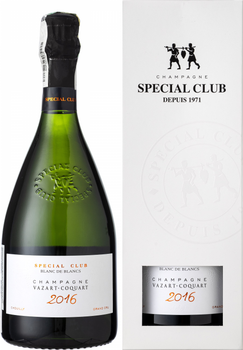 Шампанське Champagne Vazart-Coquart Special Club 2016 біле екстра-брют 0.75 л 12.3% у подарунковій коробці (3760297250270)