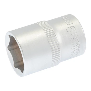 Головка торцевая 6-гранная MASTERTOOL ½" 19 мм L 40 мм CrV 78-0019