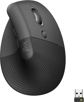 Мышь беспроводная Logitech Lift Vertical Ergonomic Wireless/Bluetooth Graphite (910-006473)