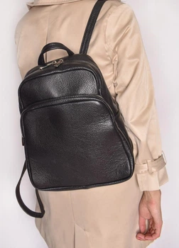Рюкзак женский из натуральной кожи 6л ARTiS Bags 1575 4620 Черный (6501013541)
