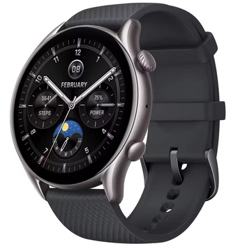 Смарт-годинник Amazfit GTR 4 NEW Black/ЧОРНИЙ Українське меню (GTR4B)