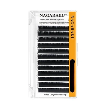 Ресницы Nagaraku Camellia 12 линий Mix D, 0.05, 7-8-9 мм
