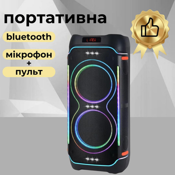 Переносная Bluetooth акустическая колонка 100 Вт, мощная беспроводная колонка