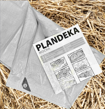 Тент брезент Wimar PLANDEKA тарпаулин защитный 8м х 10м (110 г/м²)