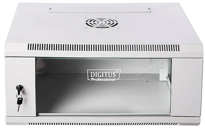 Серверна підвісна шафа Digitus 19" 6U 600x450 Gray (DN-W19 06U/450)