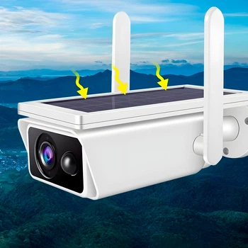 IP камера відеоспостереження BauTech Вулична 4MP WiFi Білий (1015-568-00)