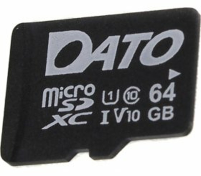 Карта пам'яті microSDXC (UHS-1) DATO 64Gb class 10 (adapter SD) (DTTF064GUIC10AD)