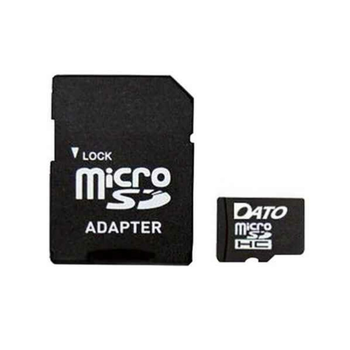 Карта пам'яті microSDHC DATO 4Gb class 4 (adapter SD) (DT_CL04/4GB-RA)