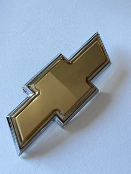 Емблема значок Chevrolet 12х4 см золото