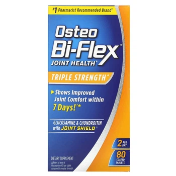 Остео Би-Флекс, Тройная сила, Osteo Bi-Flex, Triple Strength, 80 таблеток