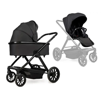 Універсальна коляска 2в1 Ninos Estrella Black Black
