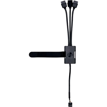 USB-хаб Lian Li USB 2.0 1 to 3 HUB, (G89.PW-U2HB.00) Black