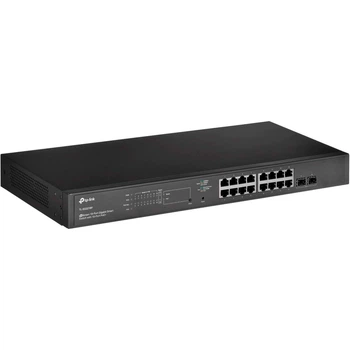 Коммутатор TP-Link 18-портовий гигабитний розумний комутатор JetStrea m из 16-портовою пидтримкою PoE+ TL-SG2218P (TL-SG2218P)