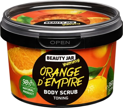 Тонізуючий скраб для тіла Beauty Jar Yummy Orange D'Empire Body Scrub 360 г (4751030836058)