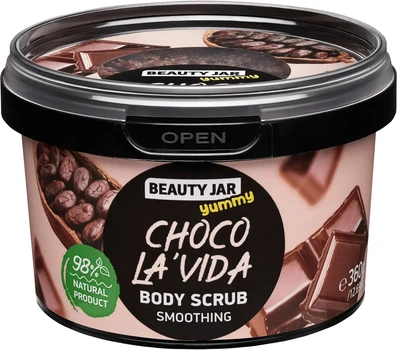 Розгладжувальний скраб для тіла Beauty Jar Yummy Choco La'vida Body Scrub 360 г (4751030836041)