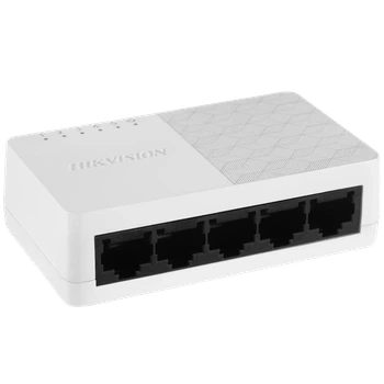 5-портовий комутатор гігабітний некерований Hikvision DS-3E0505D-O