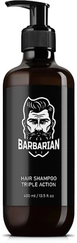 Шампунь для чоловіків 3 в 1 “Triple Action” - Barbarian 3 in 1 Shampoo Triple Action 400ml (1414847-26123688)