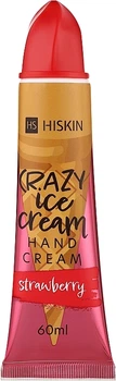 Крем для рук "Strawberry" - HiSkin Crazy Ice Cream 60ml (1376261-31100075)