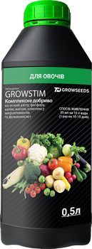 Удобрение Plantin Growstim Rougevert для овощей 0.5 л (4820288920199)