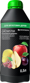 Удобрение Plantin Growstim Rougevert для фруктовых деревьев 0.5 л (4820288920236)