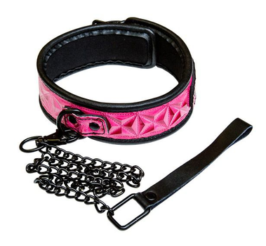 Ошейник с поводком NS Novelties Sinful Collar цвет розовый (15716016000000000)