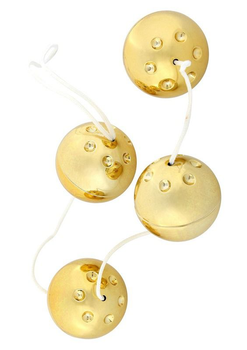 Шарики вагинальные 4 Gold Vibro Balls (00903000000000000)
