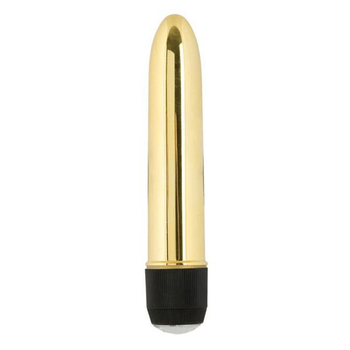 Золотой вибратор с кристаллом Precious Metal Gems 4.5 Inch (10726000000000000)