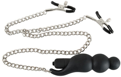 Зажимы для сосков с вибропулей Chained Clamps and Vibe (18413000000000000)