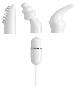 Набор вибропуля и 3 насадки iSex USB Massage Kit (17033000000000000)