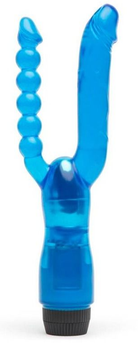 Двойной вибратор Seven Creation Xcel Double Penetrating Vibrator цвет голубой (10296008000000000)